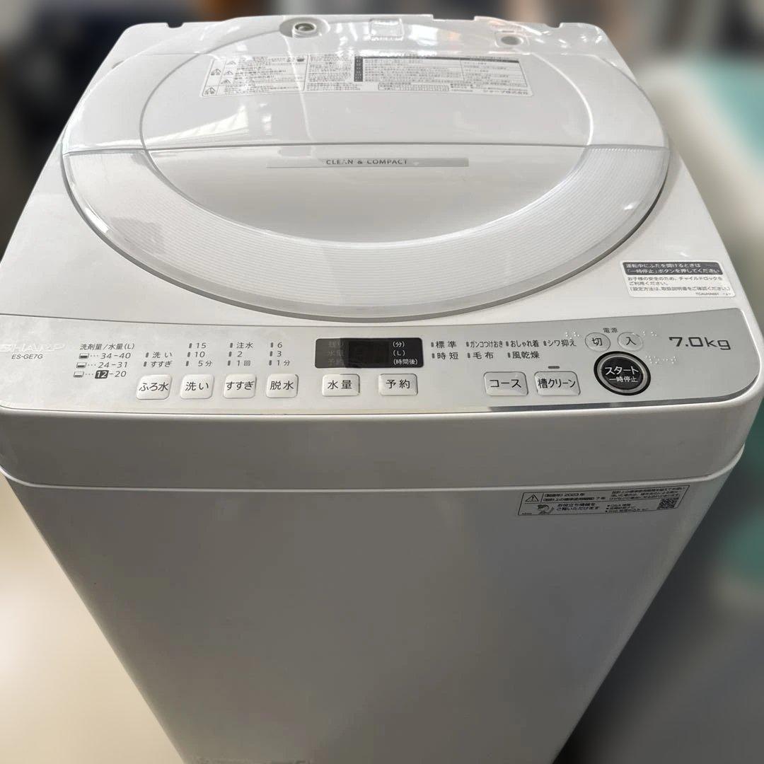 名古屋近郊限定　2023年 シャープ　洗濯機　7kg 美品 SHARP シャープ 7kg/3.5kg ドラム式洗濯機 2023年製 買取しました！ 26