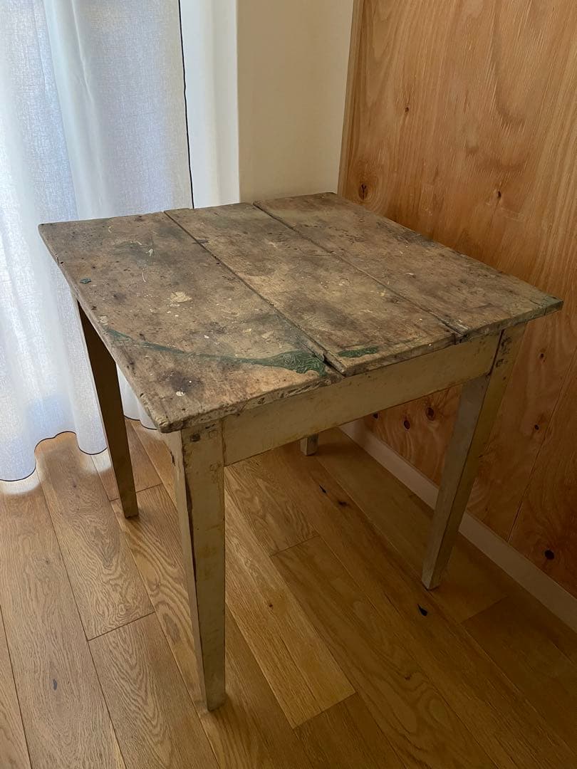 ヴィンテージウッドサイドテーブル SHARK ATTACK 送料込 ウッド サイドテーブル VINTAGE SHARK ATTACK