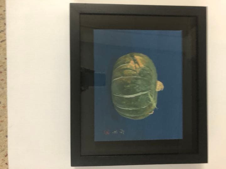 ハロウィンの季節❗️日本美術院院友 宮野孝司 肉筆日本画「栗坊」