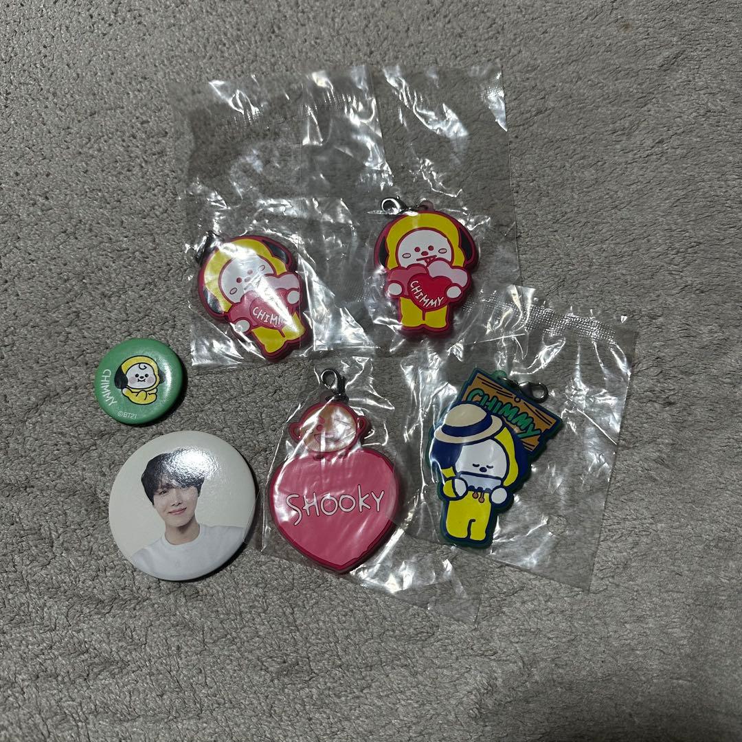 BTS J-HOPE CHIMMY SHOOKY 缶バッジ キーホルダーセット - メルカリ