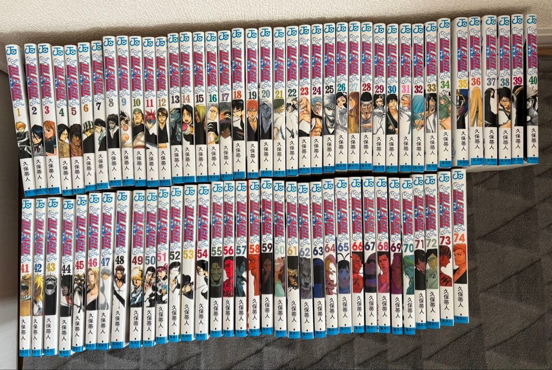 BLEACH 全巻セット 1〜74巻 BLEACH Complete Set (All 74 Volumes) | Hachimonjiya Online Store
