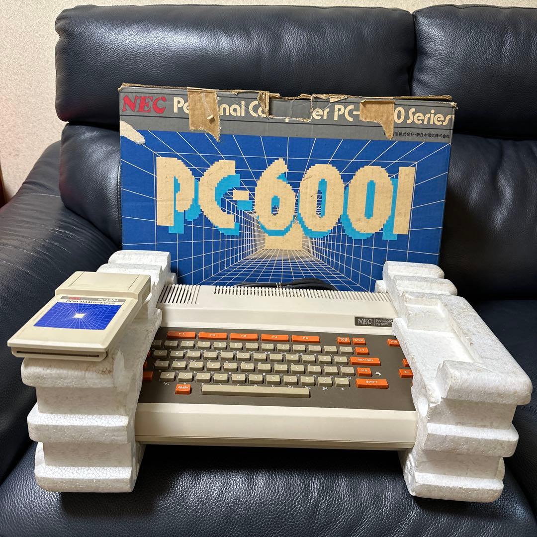 NEC PC-6001 本体 +PC6006.ROM 通電OK 箱付き ジャンク - メルカリ