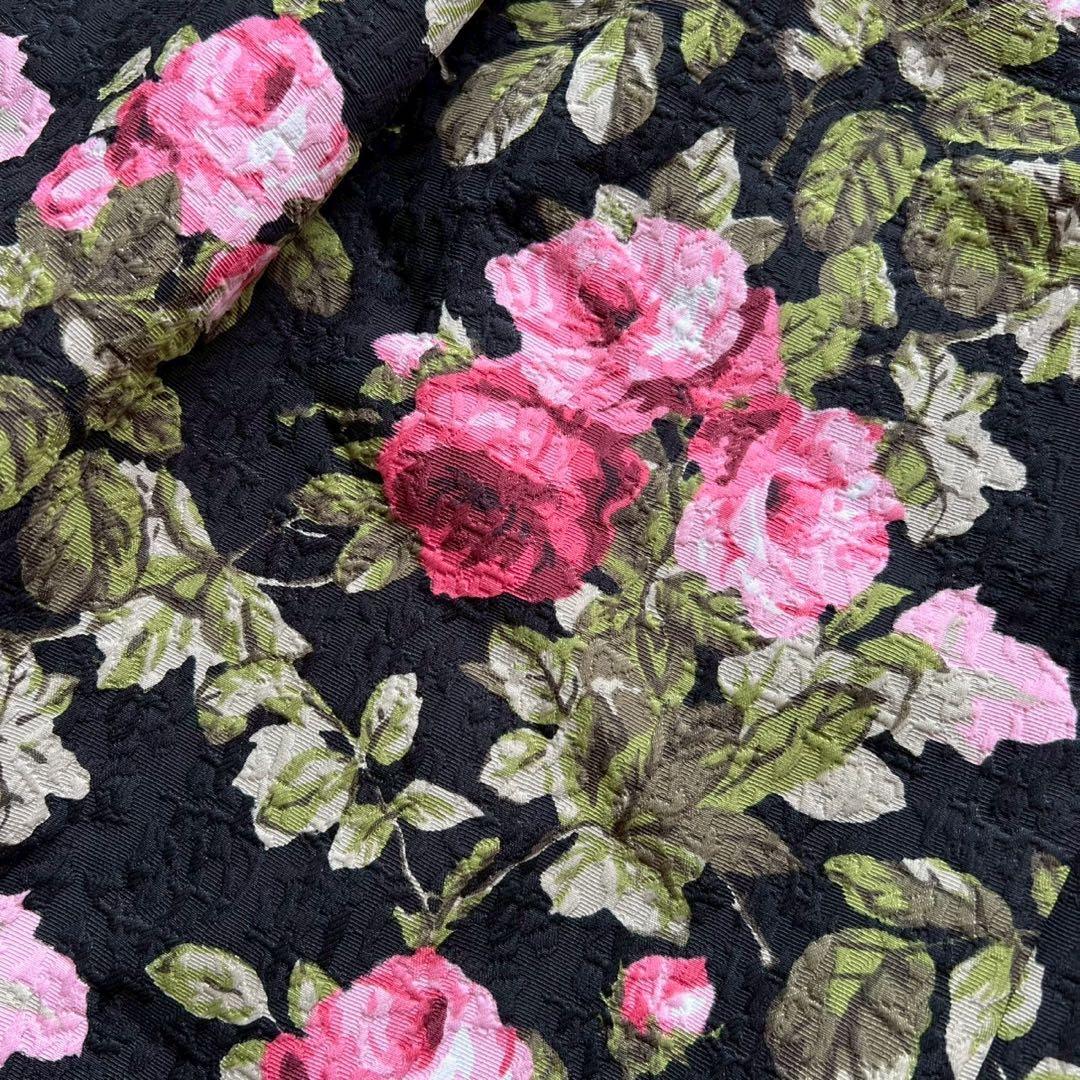 定価5万 M'S GRACY 23AW ローズプリントジャガードワンピース - メルカリ