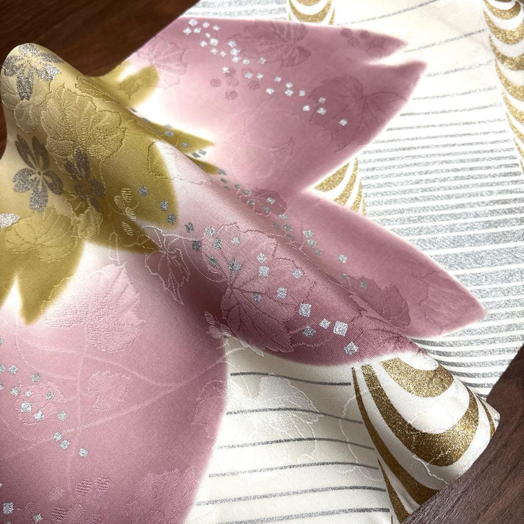 ここさぶた　正絹　袋帯【一期一会】《花》　丹後織物