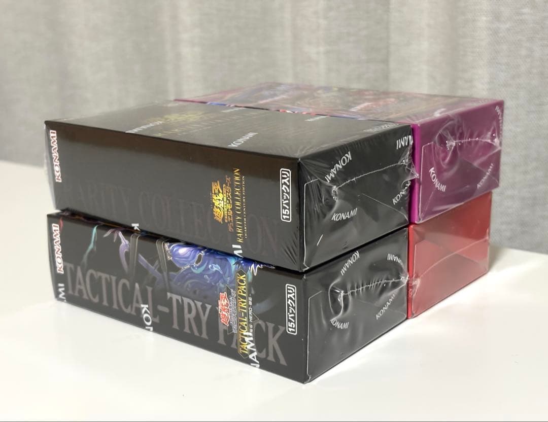 遊戯王 未開封BOX シュリンク付き 4点セット