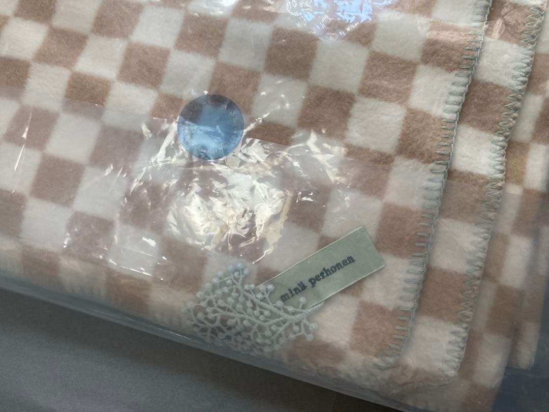 mina perhonen chess ブランケット Sサイズ mina Sサイズ