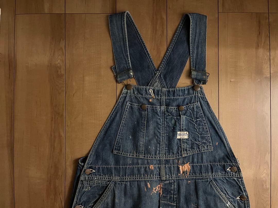 50’s ヘラクレス オーバーオール ART PEACE‼︎ 50s HERCULESヘラクレス ヒッコリー ストライプ オーバーオール