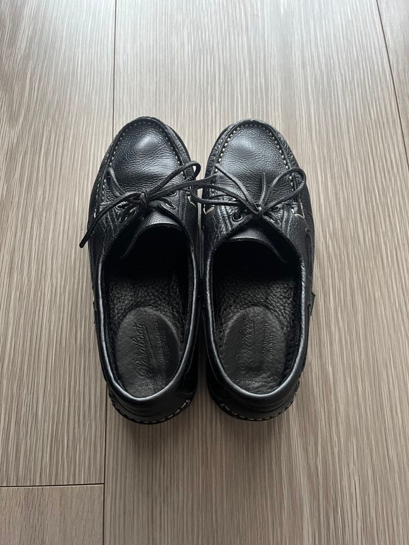 mmm様専用 UNITED ARROWS別注 シボ革 パラブーツデッキシューズ - メルカリ