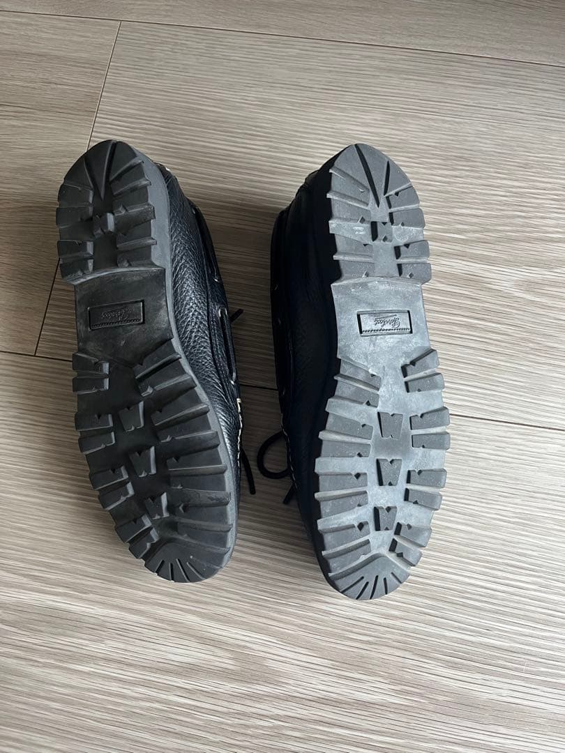 mmm様専用 UNITED ARROWS別注 シボ革 パラブーツデッキシューズ - メルカリ