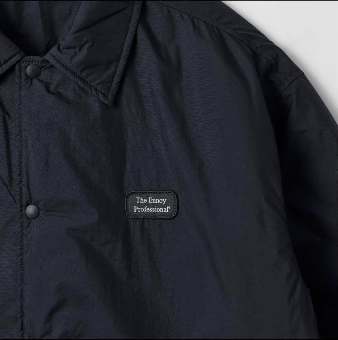 ENNOY PADDED NYLON COACH JACKET 黒S - メルカリ