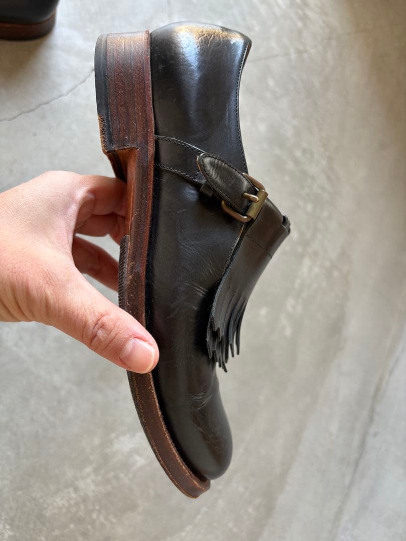 forme Tストラップ タッセル付き　23.5cm