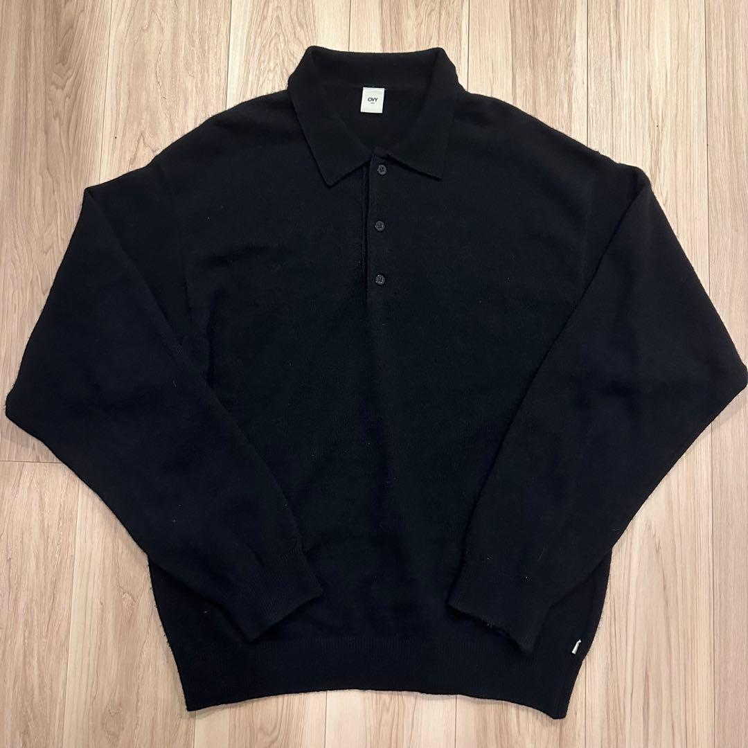 OVY Wool Cashmere Warm Knit Polo