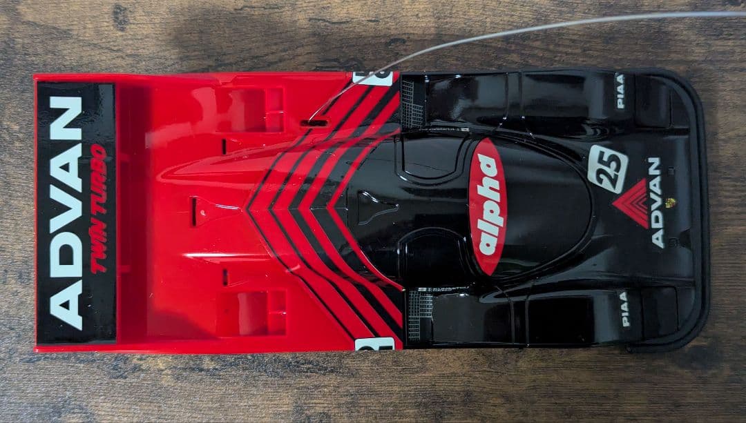 《昭和レトロ》 BANDAI ラジコン アドバン ポルシェ 962/956