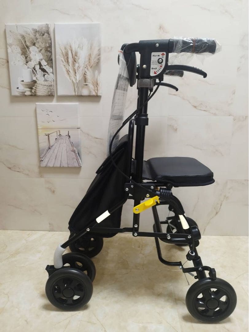 エアウォーカー ショップjapan シルバーカート レザー調ブラック