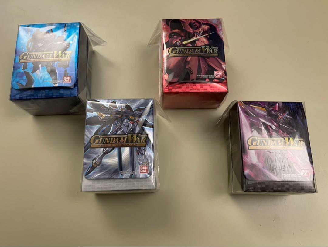 ガンダムウォー デッキケース ホロ仕様 激レア 稀少 超希少品 未開封品 ガンダムウォーオフィシャルカンデッキケースvol 1