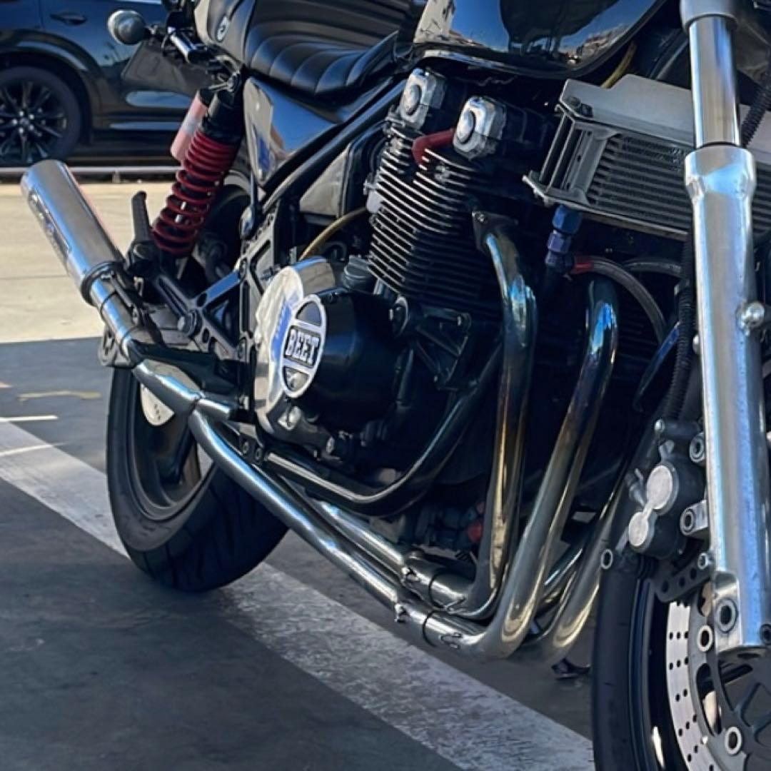 ゼファー400 マフラー ナカノ コブラツイスト菅 4-2-1 - メルカリ