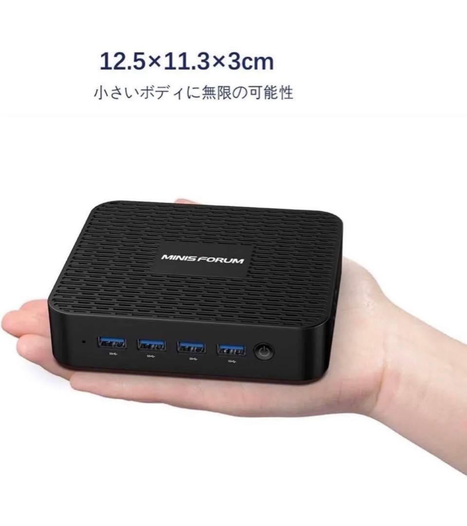 中古 MINIS FORUM GK41 8GB＋128GB ミニPC 即使用可 - メルカリ