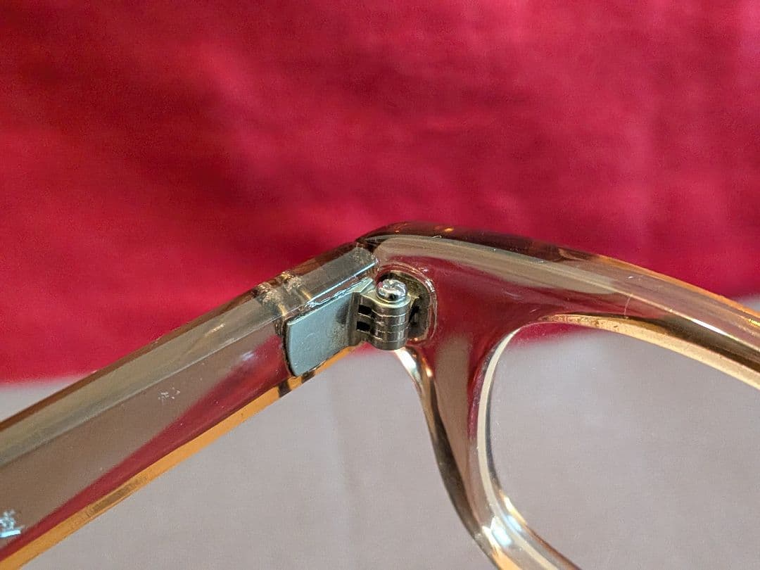 泰八郎謹製】 眼鏡 メガネ クリアベージュ T-104 - メルカリ