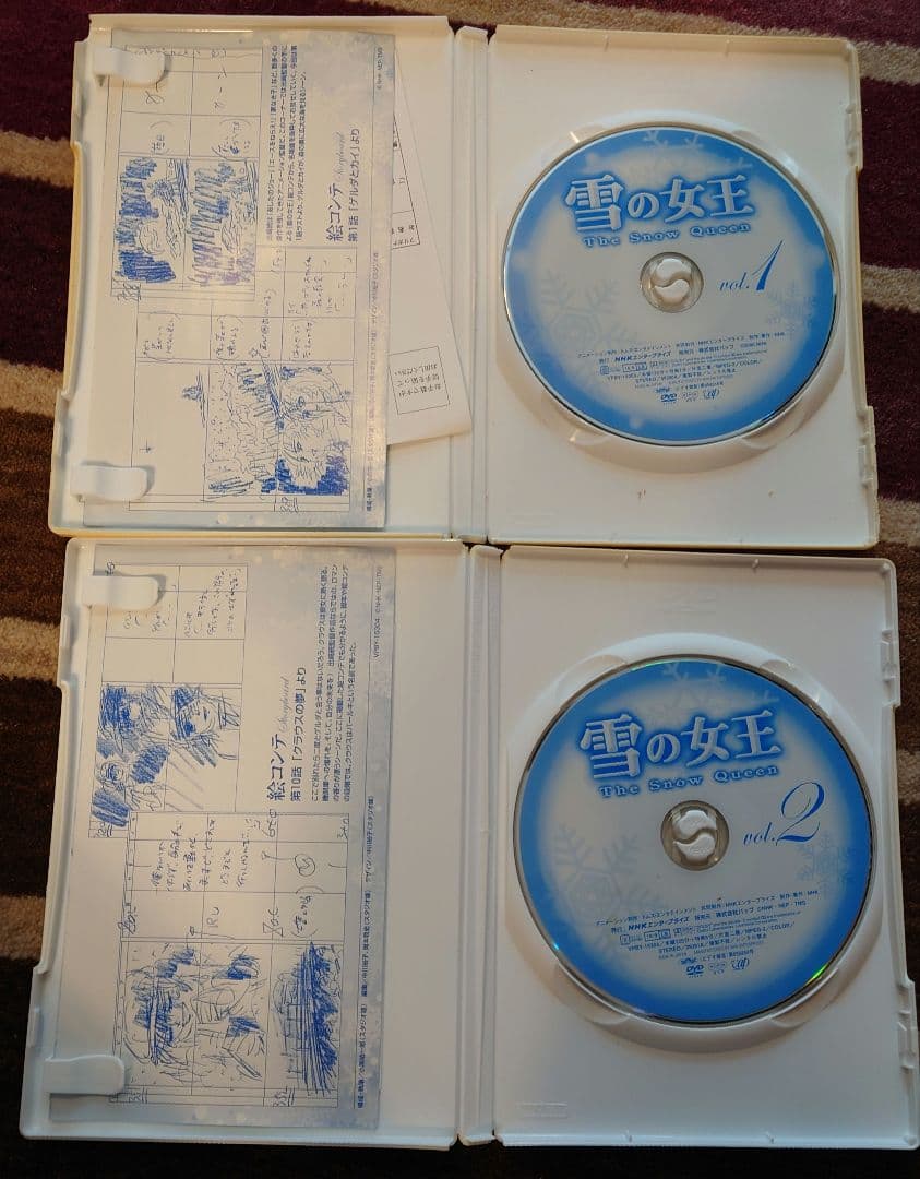 NHKアニメ【雪の女王】DVD vol.1＆2 セル版 - メルカリ