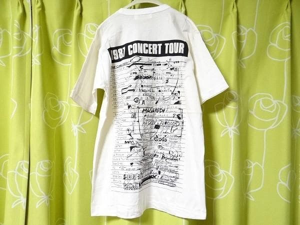 新品 80年代 ビンテージ チェッカーズ STAFF用 Tシャツ 藤井フミヤ