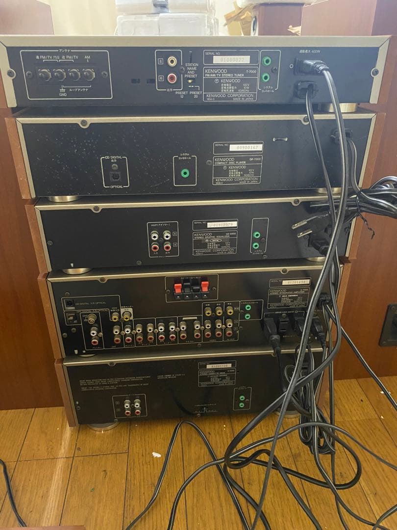 KENWOOD ステレオアンプ システムコンポ .A7000 - メルカリ