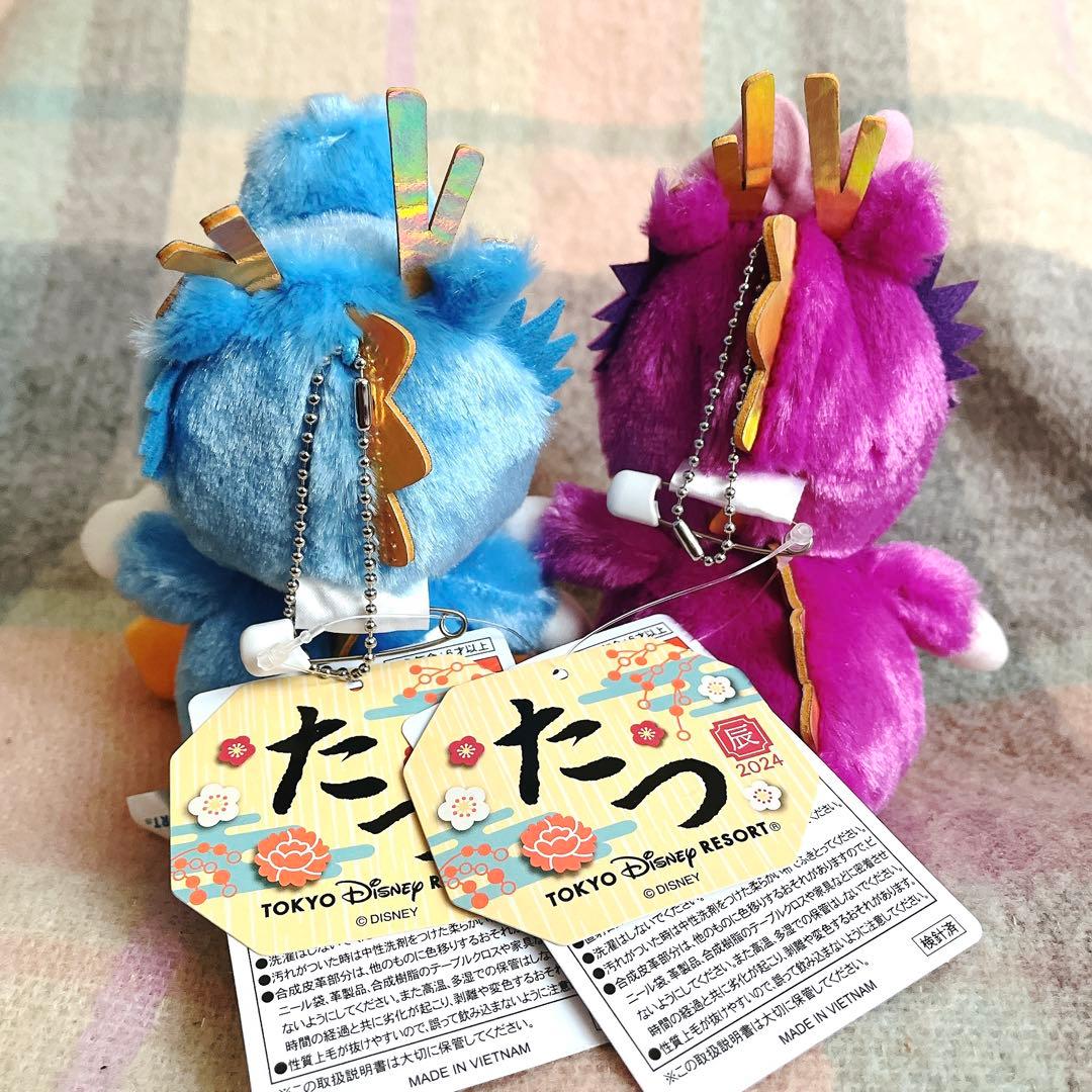 東京ディズニーリゾート 2024干支 辰年 ぬいぐるみバッジ ドナルド