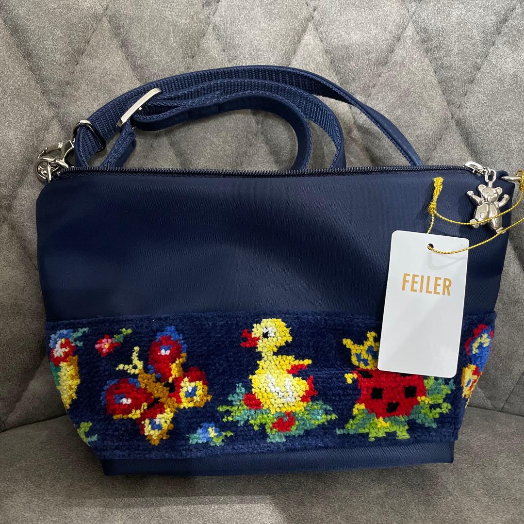 学校 フェイラー2025 ショルダーバッグ ハイジ ネイビー web 銀座店