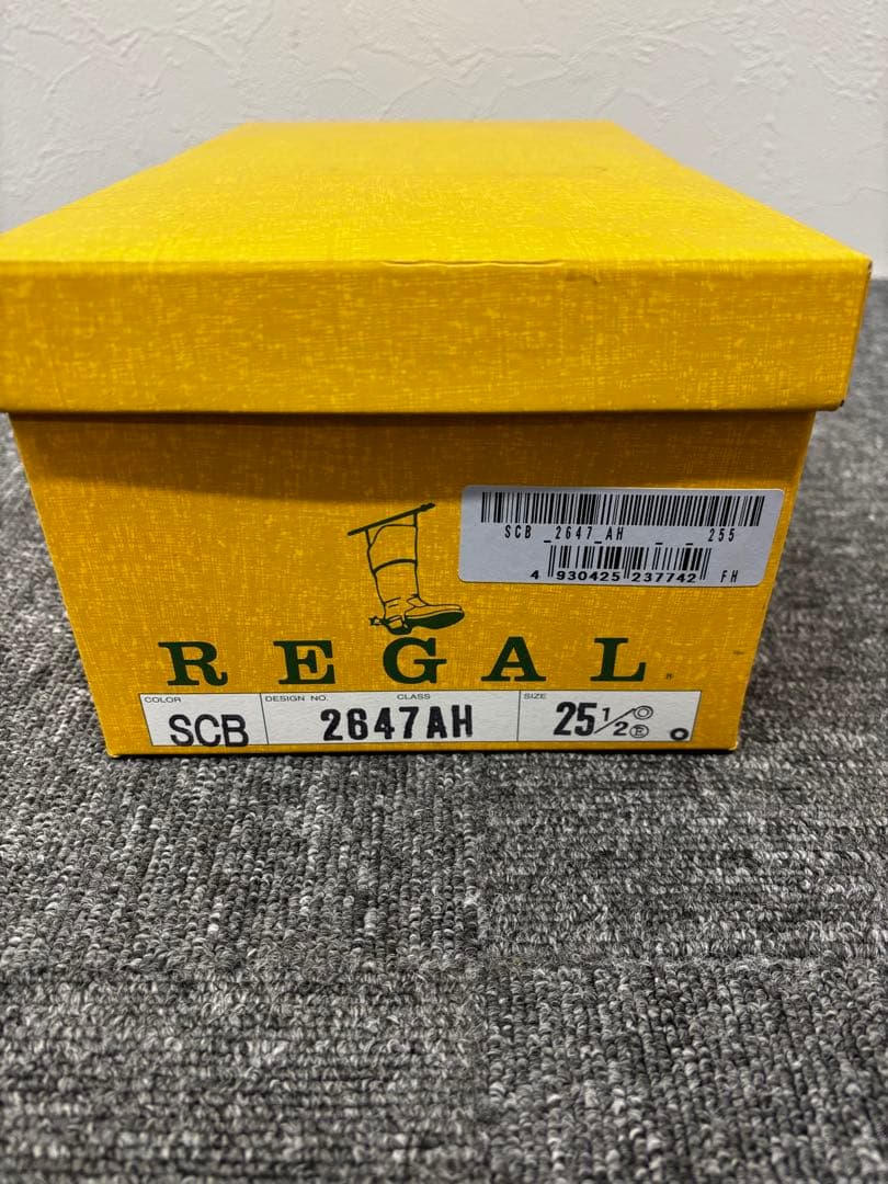 REGAL 25.5cm 黒レザー ローファー 箱付き