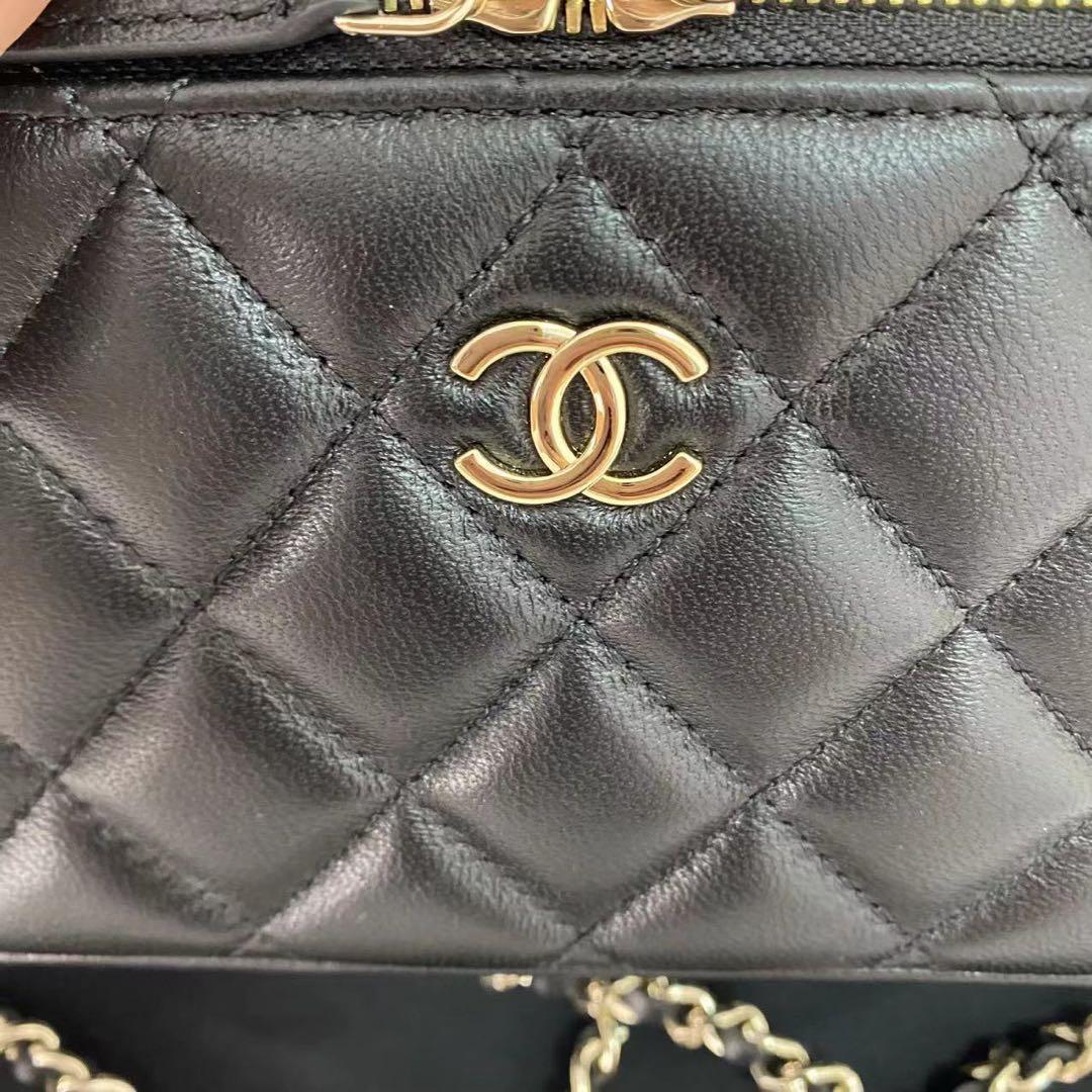 シャネル)CHANELノベルティ☆バニティ型 ミニショルダーバッグ☆即発☆箱付