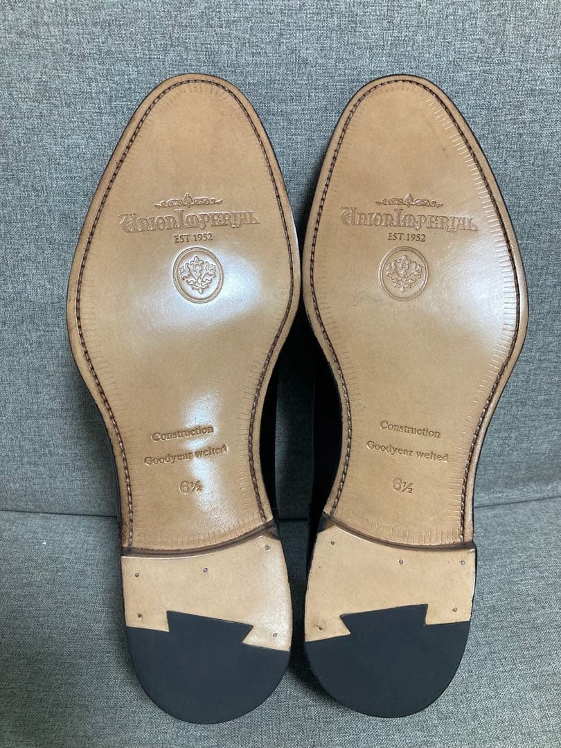 新品]ユニオンインペリアルU2021セミブローグダークブラウン6.5