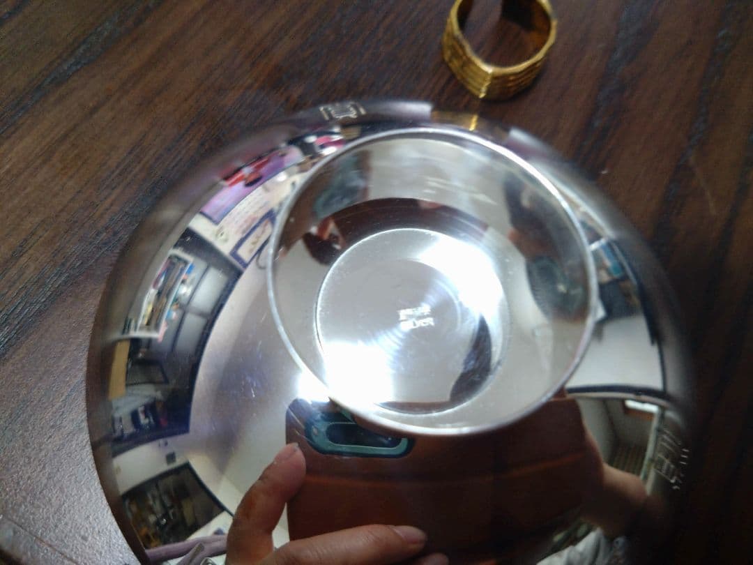 銀杯シルバー造幣局製SILVER刻印あり。おまけにシルバー刻印指輪*合計69g