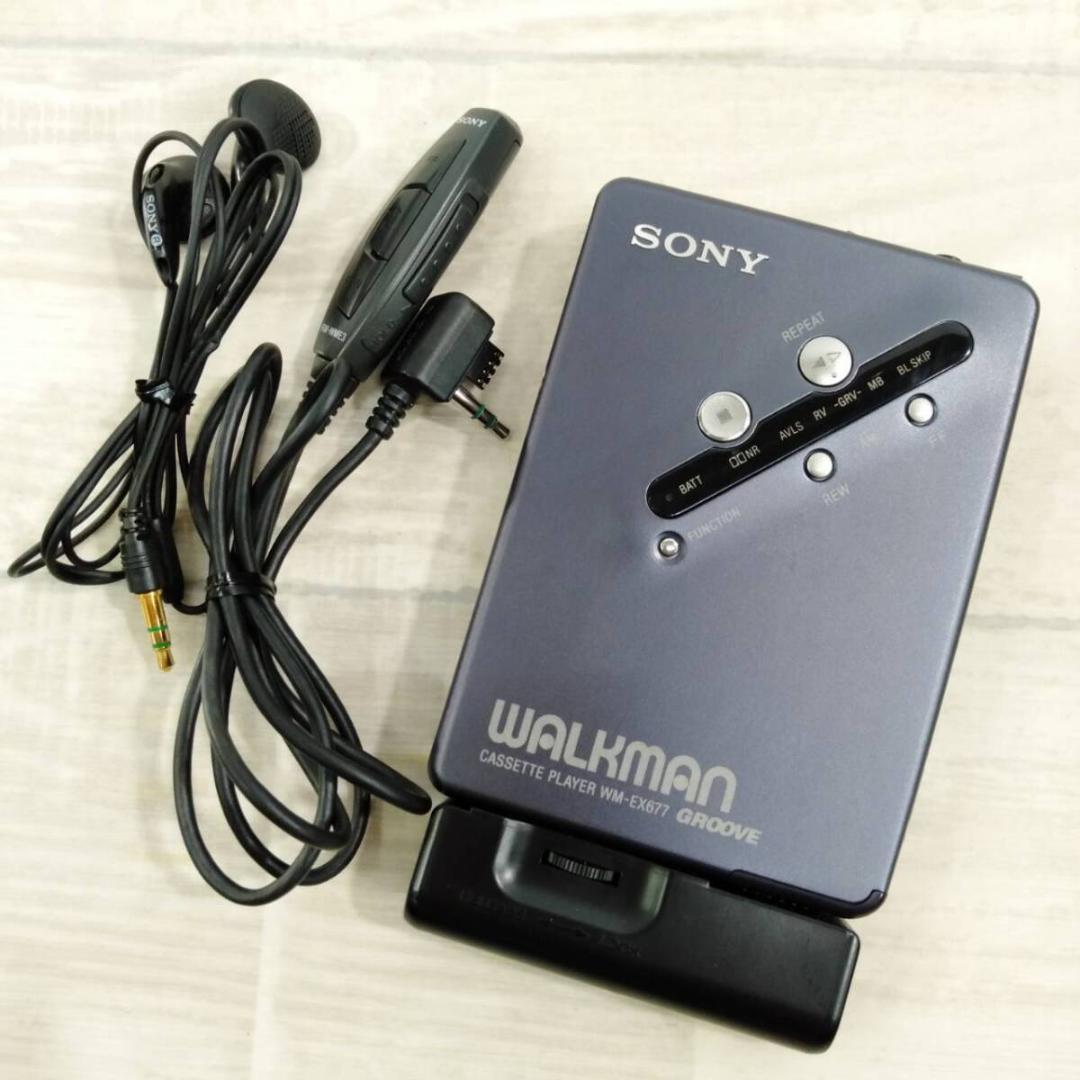 ジャンク SONY WALKMAN WM-EX677 カセットウォークマン