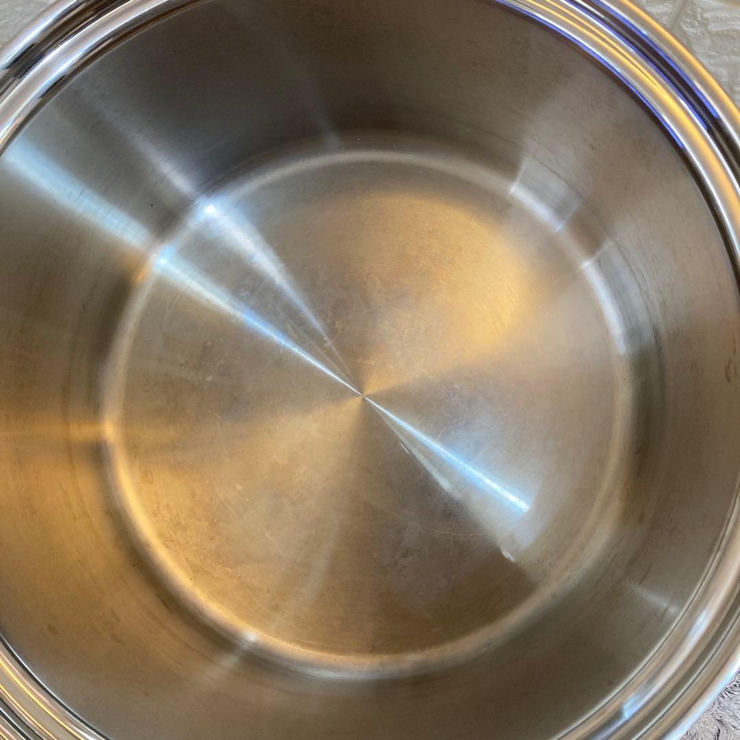 ビタクラフト　蒸し器付き両手鍋　No.5508 7.5ℓ IH不可