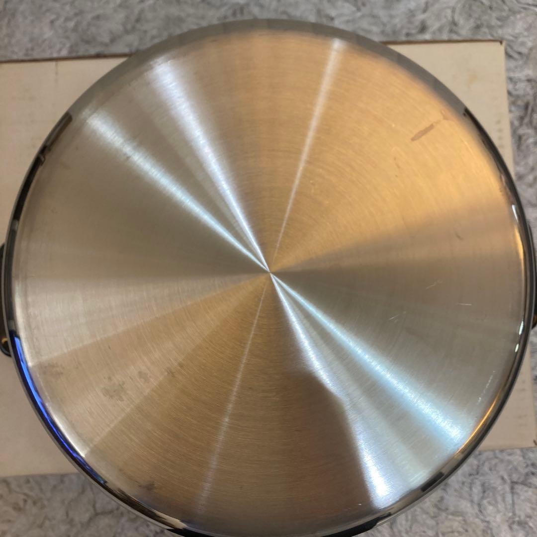 ビタクラフト　蒸し器付き両手鍋　No.5508 7.5ℓ IH不可