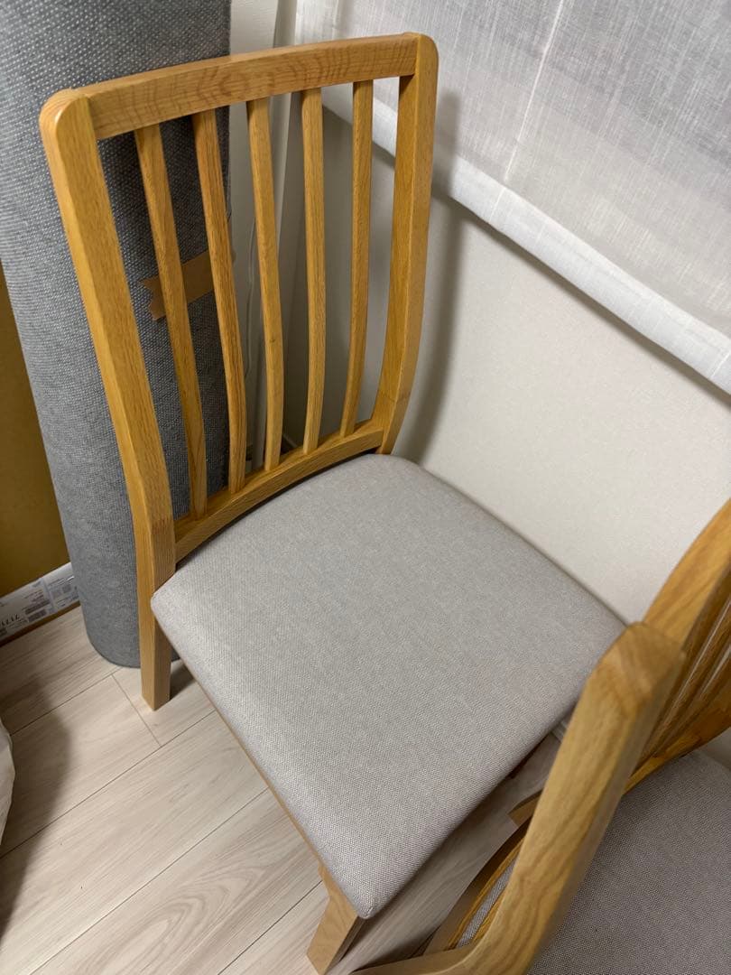 IKEA エーケダーレン 木製ダイニングチェア2脚セット - メルカリ