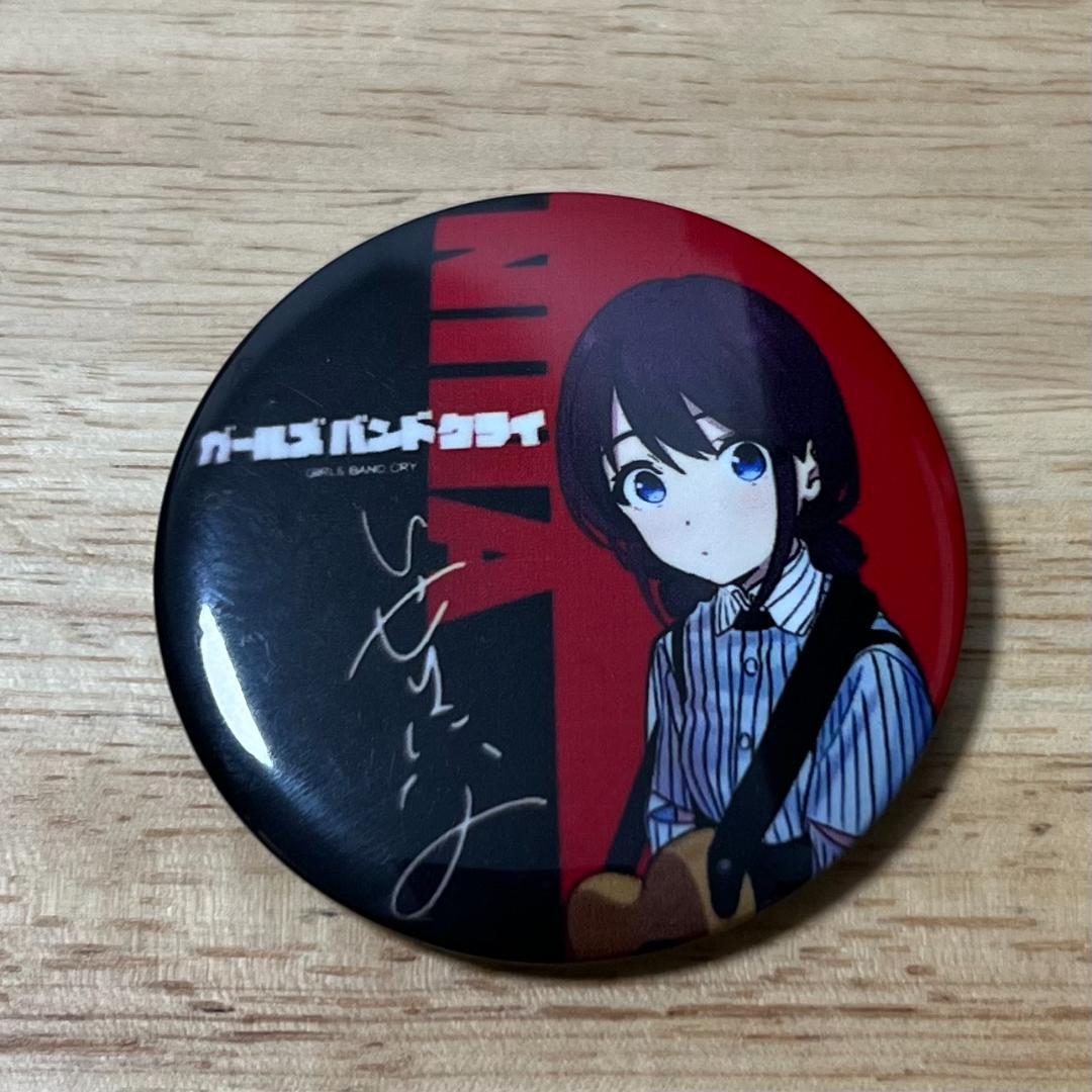 ガールズバンドクライ 1stワンマン 薄明の序奏 井芹仁菜 缶バッジ サイン@ ONKYO DIRECT｜「ガールズバンドクライ」 描き下ろしイラスト 缶バッジ