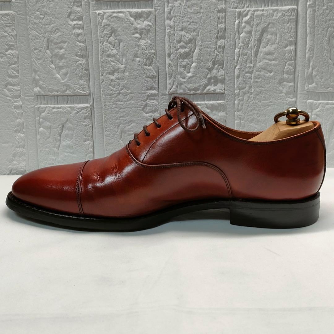 SCOTCH GRAIN　スコッチグレイン　ストレートチップ　茶色　24.5cm