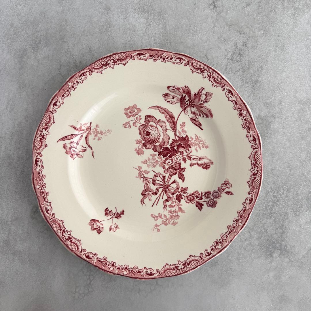 ③美品 フランスアンティーク サルグミンヌ Fontanges ディナー