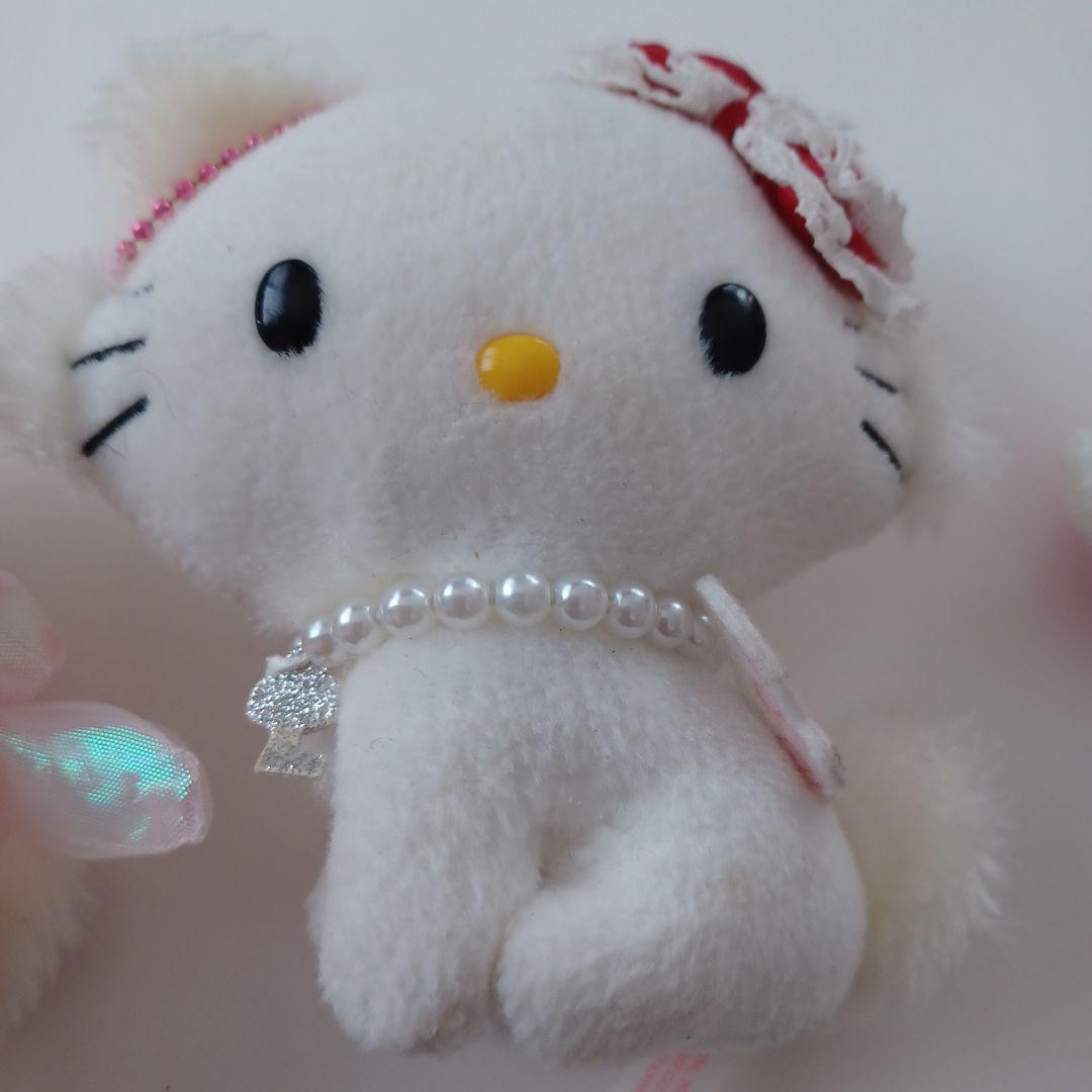 チャーミーキティ ぬいぐるみ マスコット 3個 サンリオ レトロ 当時物