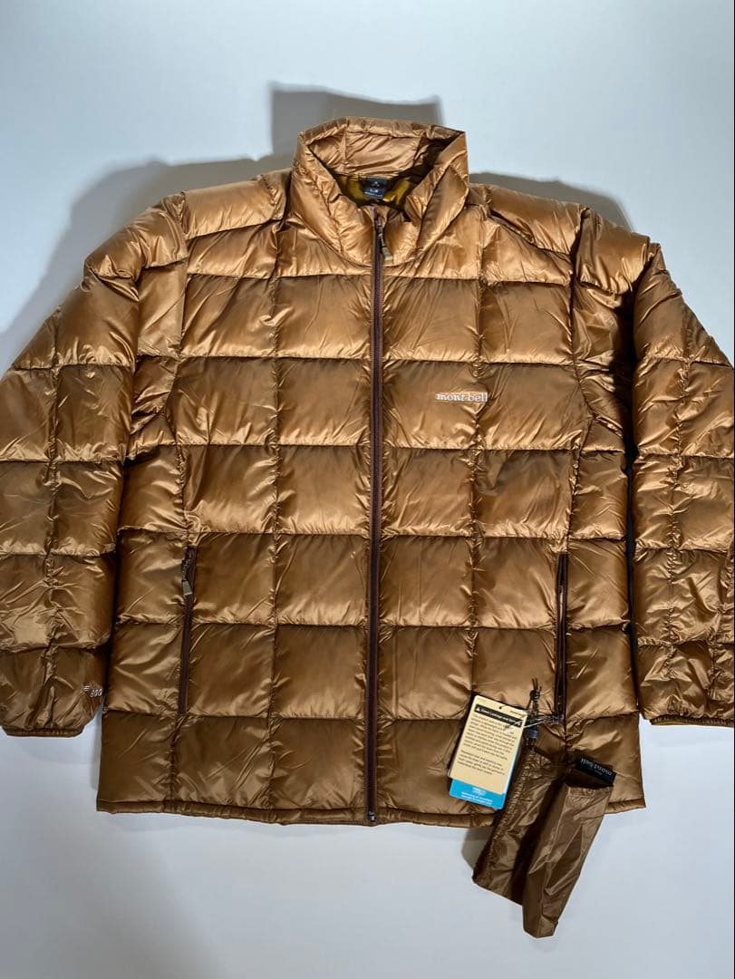 田中シェンさん着 mont-bell スペリオダウン ジャケット 茶L-R - メルカリ