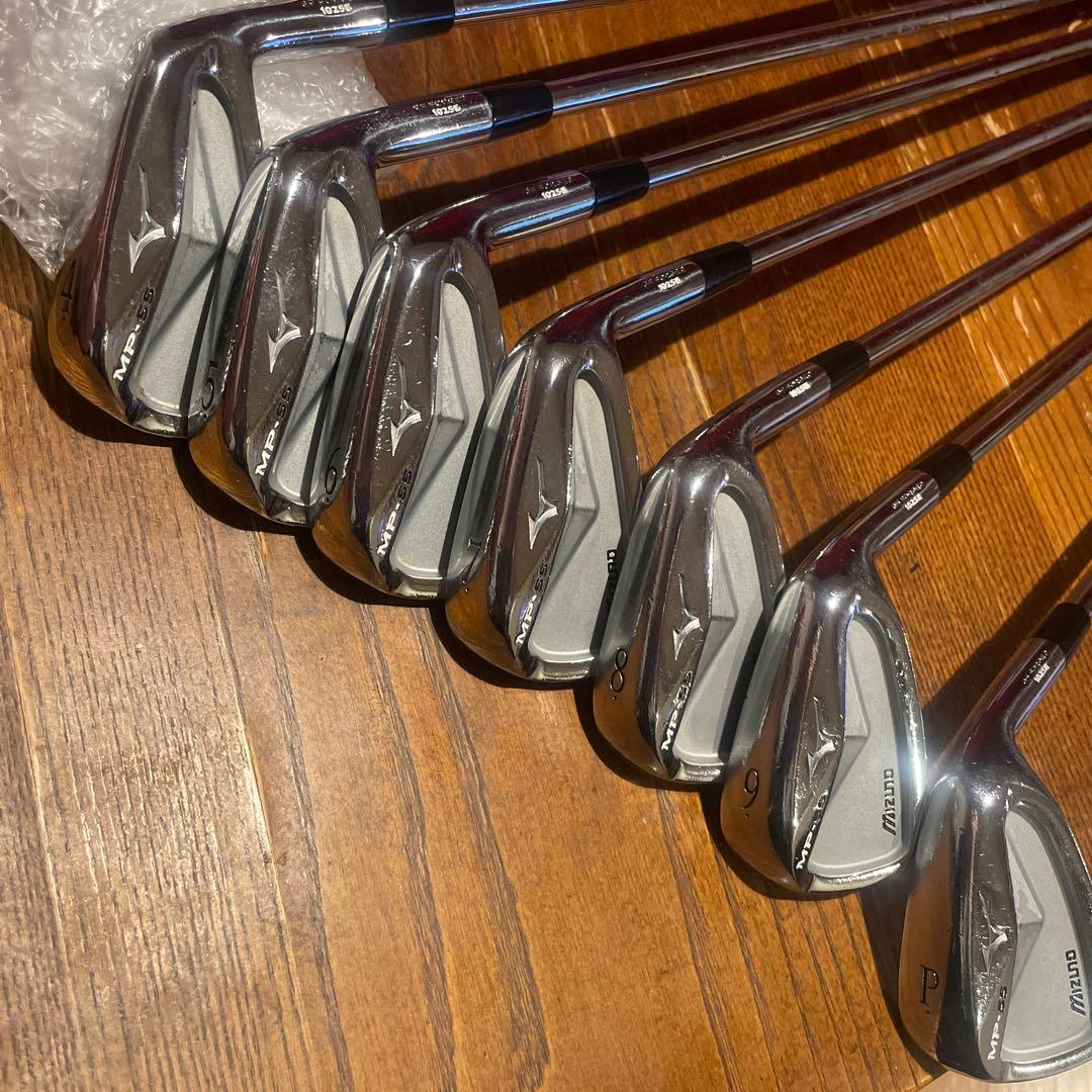 Mizuno MP55 アイアン 4-9 PW 7本セット Yahoo!オークション -「ミズノ mp55」の落札相場・落札価格