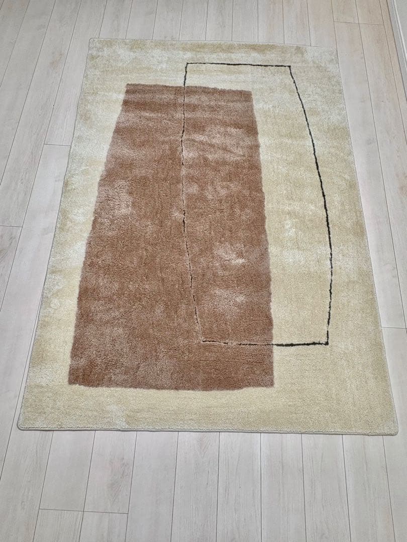 アイボリー DUBRAM(ダブラム)ラグ140x200cm - メルカリ