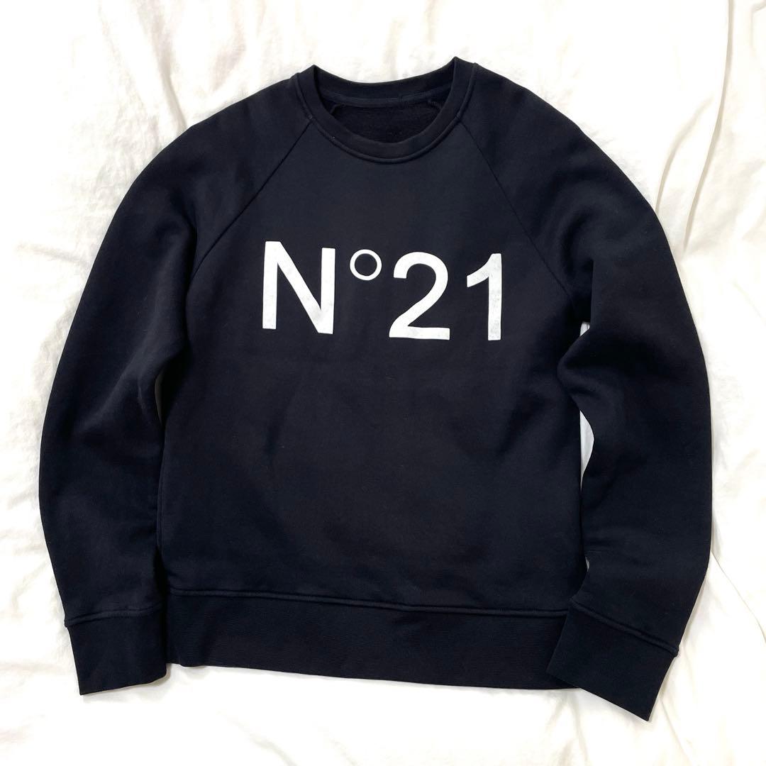 ■美品■ヌメロヴェントゥーノ N゜21　イタリア製　クルーネックスウェット　黒 楽天市場】ヌメロヴェントゥーノ N°21 メンズ トップス トレーナー