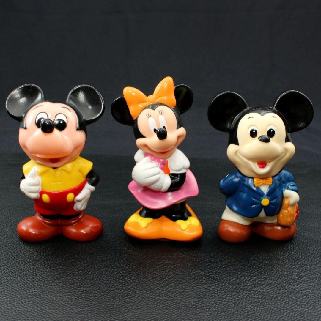 昭和レトロ三菱銀行プロモーション ディズニー ミッキー2体＆ミニー