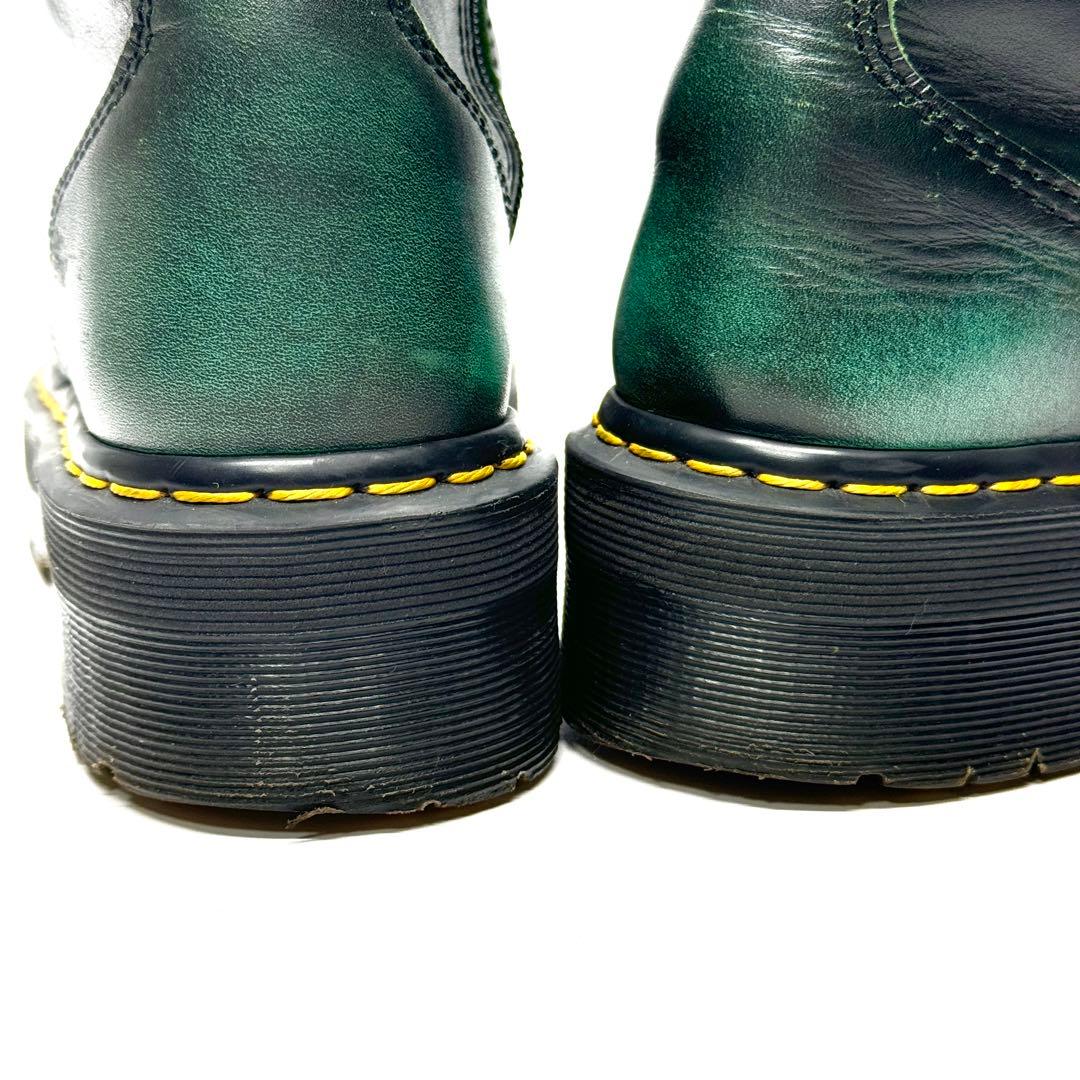 Dr. Martens JADON 8ホールブーツ グリーン 厚底 希少カラー - メルカリ