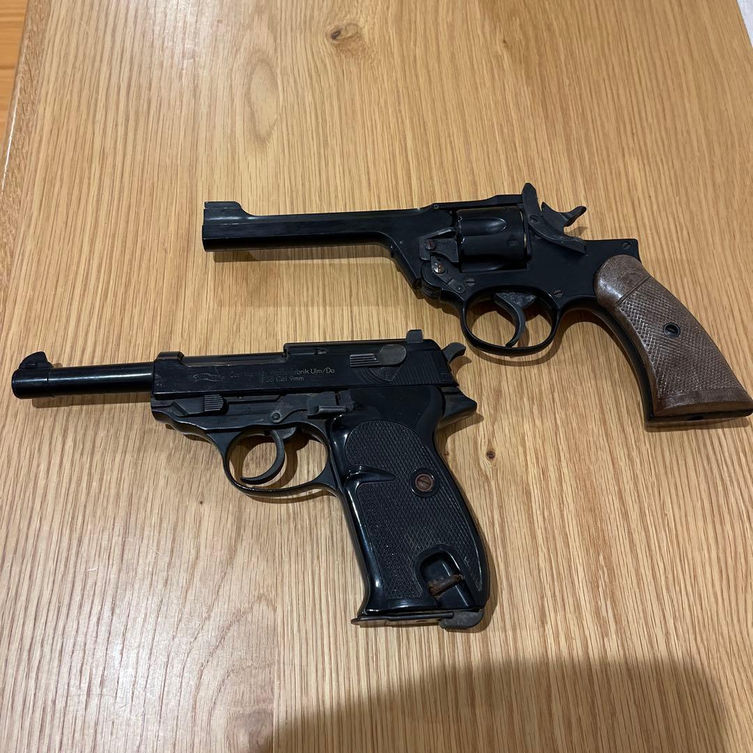 トイガン　マルシン　ワルサーP38 リボルバー　樹脂製 送料無料！ マルシン工業 モデルガン ワルサーP38 ミリタリー ギガ