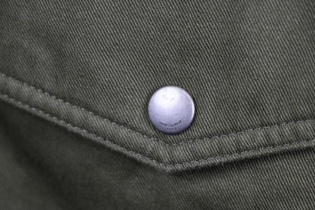 新品未使用 19aw saint laurent parisムートンコートカーキ - メルカリ