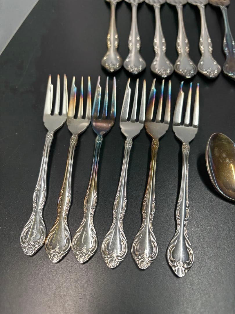 LUCKY WOOD オルレアン カトラリーセット lucky silver - メルカリ