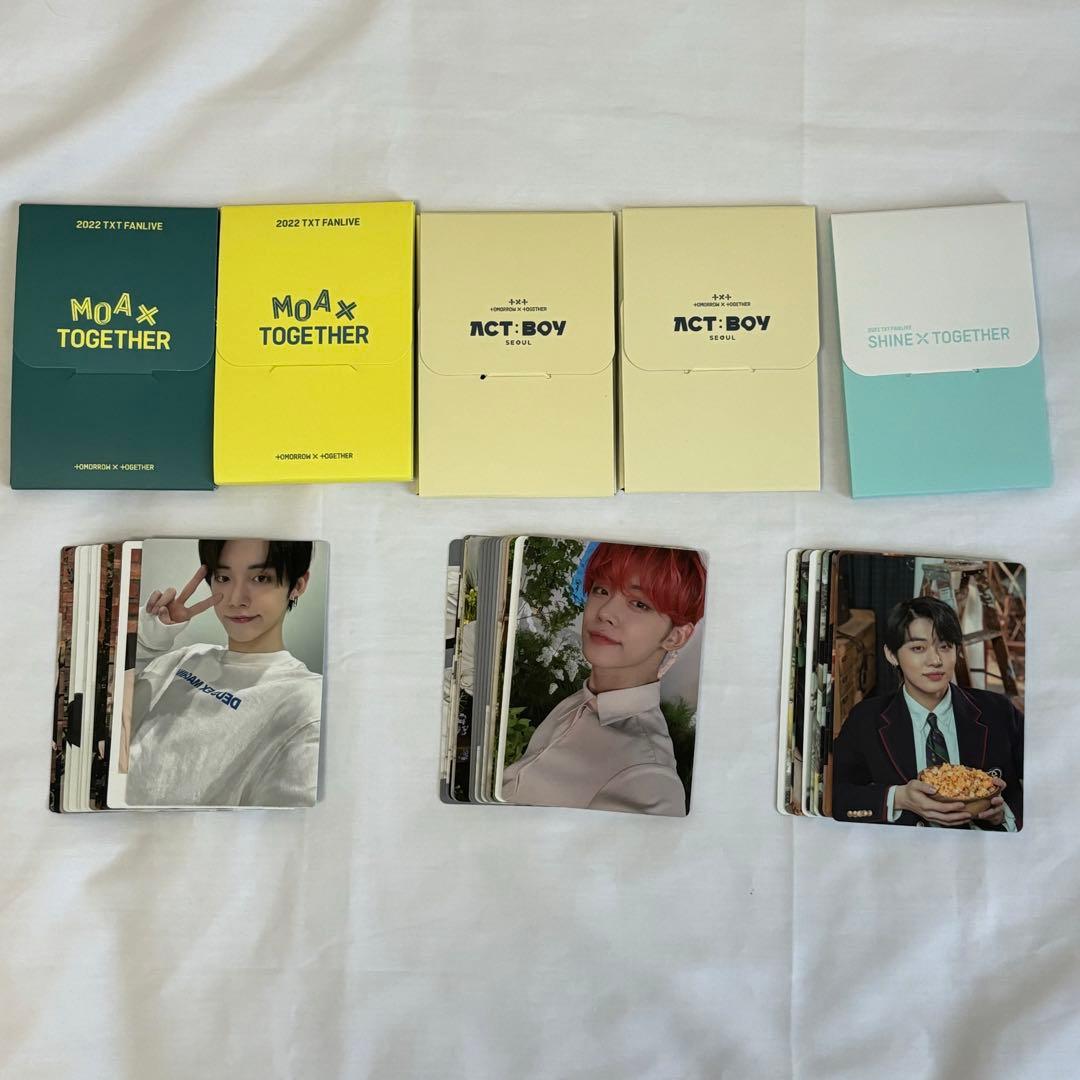 TXT ヨンジュン fanlive ミニフォト トレカ コンプ comprete