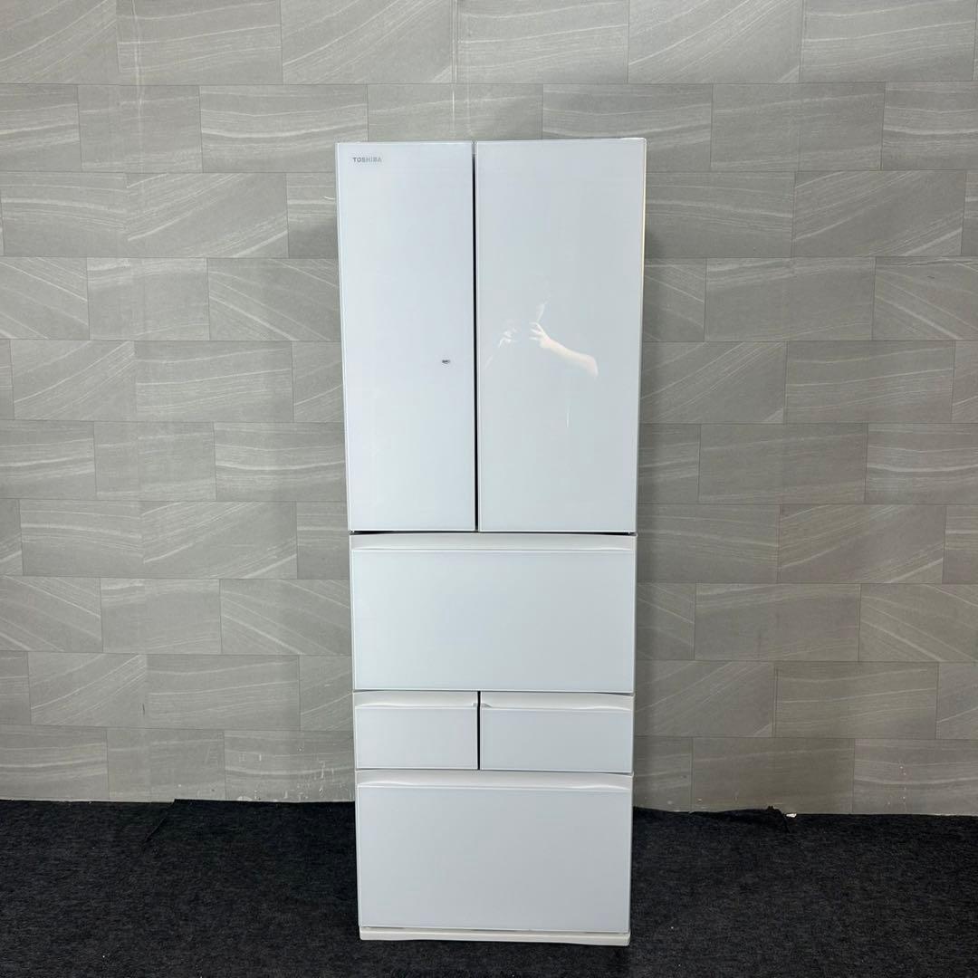 TOSHIBA 462L 大型冷蔵庫 6ドア 観音開き 2021年 d4353 - メルカリ